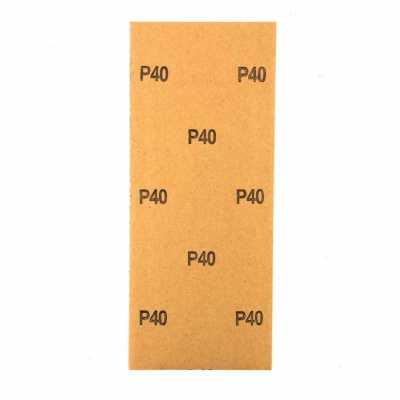 Шлифлист на бумажной основе, P 40, 115 х 280 мм, 5 шт, водостойкий Matrix Шлифовальные листы на бумажной основе фото, изображение